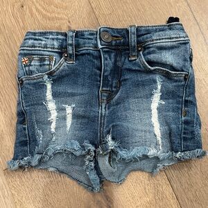 Hudson Jeans Kids Distressed Denim Shorts
